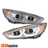 For 2015-2018 Ford Focus Full LED Projector Headlights Light w/Sequential Tube