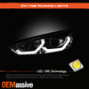 For 2015-2018 Ford Focus Full LED Projector Headlights Light w/Sequential Tube