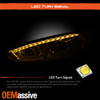 For 2015-2018 Ford Focus Full LED Projector Headlights Light w/Sequential Tube