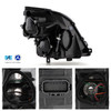 For 08-14 Cadillac CTS Halogen SwitchBack LED Signal Projector Black Headlights