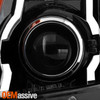 For 08-14 Cadillac CTS Halogen SwitchBack LED Signal Projector Black Headlights
