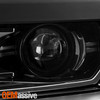 For 16-18 Silverado 1500 LED DRL Running [HID/Xenon] Projector Black Headlights