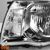 Fits 2005-2011 Toyota Tacoma Chrome Headlights Lamps Replacement Pair Left+Right