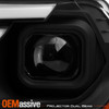 For 2011-2013 Durango Sequential Led Signal Projector Headlights w/LED Light Bar