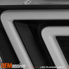 For 2011-2013 Durango Sequential Led Signal Projector Headlights w/LED Light Bar