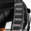 For 05-13 Corvette C6 Switchback Sequential LED Beams Projector Black Headlights