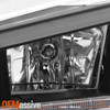 For 08-15 Mitsubishi Lancer Sequential Signal Halogen Projector Black Headlights