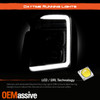 For 07-13 GMC Yukon XL 1500 2500 [LED Tube Parking] Projector Black Headlights