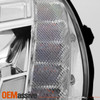 For 05-13 Corvette C6 Switchback Sequential LED Beams Projector Chrome Headlight