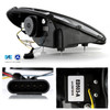 For 05-13 Corvette C6 Sequential Switchback LED Tube Projector Chrome Headlights