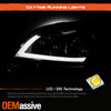 Fits 07-12 GMC Acadia LED Light Bar Projector Headlights Left-Right 2007-2012