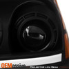 Black Fit 2007-2012 GMC Acadia LED Light Bar Projector Headlights Light Lamps