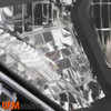 Fit 19-21 Toyota RAV4 LE Black Bezel LED Headlights Housing - Driver Left Side