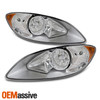 For 08-16 International ProStar OE Style Headlights Head Lamps Chrome Housing
