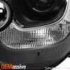 For 11-16 Mini Cooper Countryman HID [LED DRL Running] Projector Black Headlight