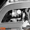 For 2010-2017 Chevy Equinox LT/LS [LED Tube Running] Projector Chrome Headlights