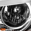 For 2010-2017 Chevy Equinox LT/LS [LED Tube Running] Projector Chrome Headlights