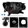 For 2012-2015 Toyota Tacoma Pickup [LED Tube Parking] Projector Black Headlights