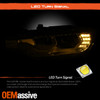 Fit 12-15 BMW F30 3-Series 4DR Chrome [FULL LED] U-Halo DRL Projector Headlights