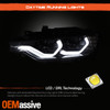 Fit 2012-2015 BMW F30 3-Series 4DR Smoked Full Led Headlights w/Led Sigal Light