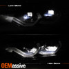 Fit 2012-2015 BMW F30 3-Series 4DR Smoked Full Led Headlights w/Led Sigal Light