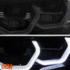 Fit 2012-2015 BMW F30 3-Series 4DR Smoked Full Led Headlights w/Led Sigal Light