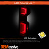 For 19-22 Chevy Silverado 1500 [Incandescent Type] LED Tube Dark Red Tail Lights