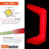 For 19-22 Chevy Silverado 1500 [Incandescent Type] LED Tube Dark Red Tail Lights