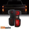 For 19-22 Chevy Silverado 1500 [Incandescent Type] LED Tube Black Smoke Tail Lights