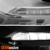 For 2018-2022 Chevy Traverse HID/Xenon [LED DRL] Projector Chrome Headlight Pair