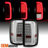 For 14-18 GMC Sierra 1500 15-19 2500HD/3500HD Full LED C-Tube Chrome Tail Lights