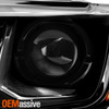 For 2017-2021 Jeep Grand Cherokee Black Headlights Light Lamp Left + Right 17-21