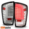 For 2016-2022 Toyota Tacoma Pickup Truck Full LED C-Tube Chrome Tail Lights Pair