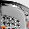 For 2016-2022 Toyota Tacoma Pickup Truck Full LED C-Tube Chrome Tail Lights Pair