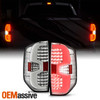 For 2014-2021 Toyota Tundra Pickup Truck Full LED [Tube-Bar] Chrome Tail Lights