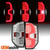 For 2014-2021 Toyota Tundra Pickup Truck Full LED [Tube-Bar] Chrome Tail Lights