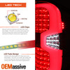 For 2014-2021 Toyota Tundra Pickup Truck Full LED [Tube-Bar] Chrome Tail Lights