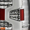For 2014-2021 Toyota Tundra Pickup Truck Full LED [Tube-Bar] Chrome Tail Lights
