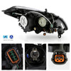 For 2011-2013 Infiniti M37 M56 HID Type w/ AFS Projector Chrome Headlights Pair