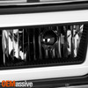 For 04-12 Colorado Canyon 06-08 Isuzu i-Serie [LED Tube Parking] Black Headlight