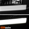 For 04-12 Colorado Canyon 06-08 Isuzu i-Serie [LED Tube Parking] Black Headlight