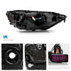 [LED LOW/HIGH BEAM] For 2019-2021 Volkswagen Jetta Black Projector Headlights