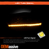 For 14-23 Toyota 4Runner LED DRL Tube Sequential Signal Projector Black Headlamp