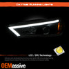 For 14-23 Toyota 4Runner LED DRL Tube Sequential Signal Projector Black Headlamp