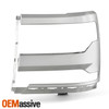 For 2016-2018 Chevy Silverado 1500 Chrome Headlight Trim Bezel Cover Driver Left