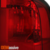 For 2015-2021 Chevy Colorado [Halogen Type] Red Clear Tail Light Brake Lamp Pair