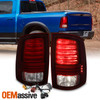 For 2009-2018 Dodge RAM 1500/2500/3500 LED Red Smoked Tail Lights Pair +Wire Set