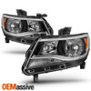 Fit 2015-2022 Chevy Colorado Halogen Models L+R Side Headlights Headlamp