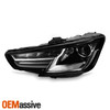 For 17-19 Audi A4 S4 [Xenon/HID Non AFS] OE Black Housing Headlight Drive Side