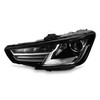 For 17-19 Audi A4 S4 [Xenon/HID Non AFS] OE Black Housing Headlight Drive Side